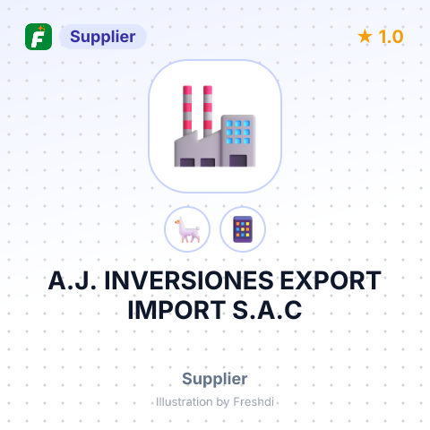 A.J. INVERSIONES EXPORT IMPORT S.A.C – summary card, no photo uploaded yet