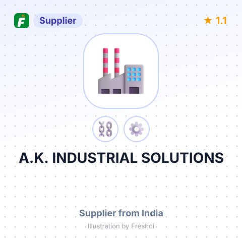 A.K. INDUSTRIAL SOLUTIONS – summary card, no photo uploaded yet