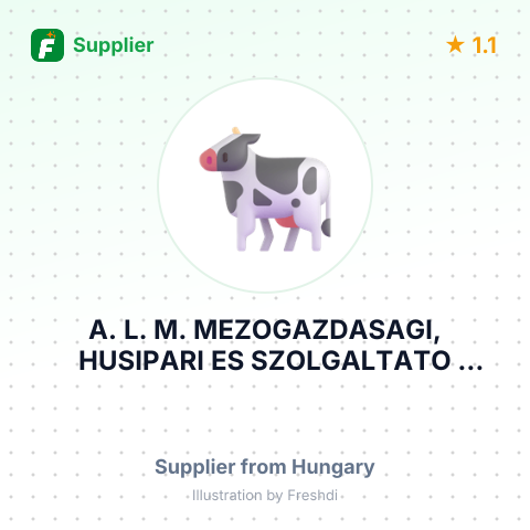 A. L. M. MEZOGAZDASAGI, HUSIPARI ES SZOLGALTATO KORLATOLT FELELOSSEGU TARSASAG – summary card, no photo uploaded yet