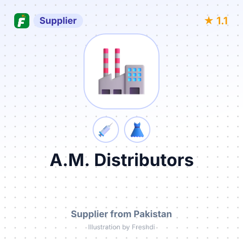 A.M. Distributors – summary card, no photo uploaded yet