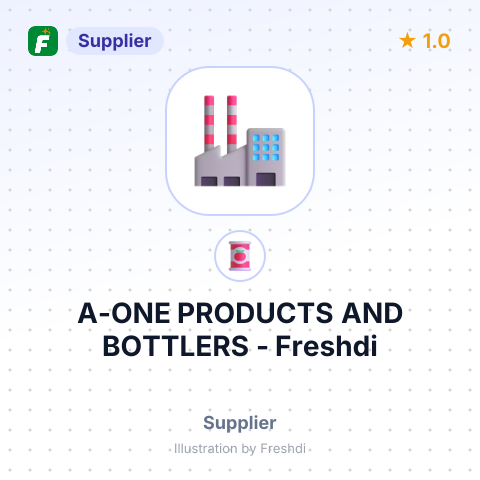A-ONE PRODUCTS AND BOTTLERS – summary card, no photo uploaded yet