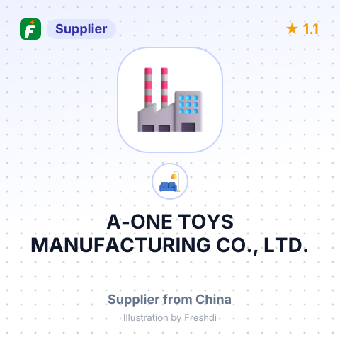 A-ONE TOYS MANUFACTURING CO., LTD. – summary card, no photo uploaded yet