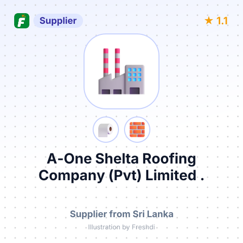 A-One Shelta Roofing Company (Pvt) Limited . – summary card, no photo uploaded yet