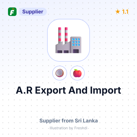 A.R Export And Import – summary card, no photo uploaded yet