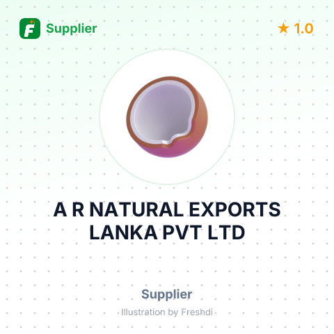 A R NATURAL EXPORTS LANKA PVT LTD – summary card, no photo uploaded yet