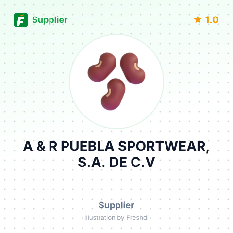 A & R PUEBLA SPORTWEAR, S.A. DE C.V – summary card, no photo uploaded yet