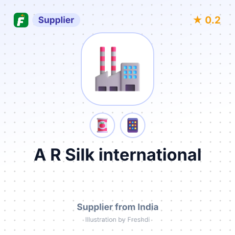 A R Silk international  – summary card, no photo uploaded yet