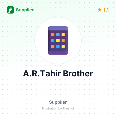A.R.Tahir Brother – summary card, no photo uploaded yet