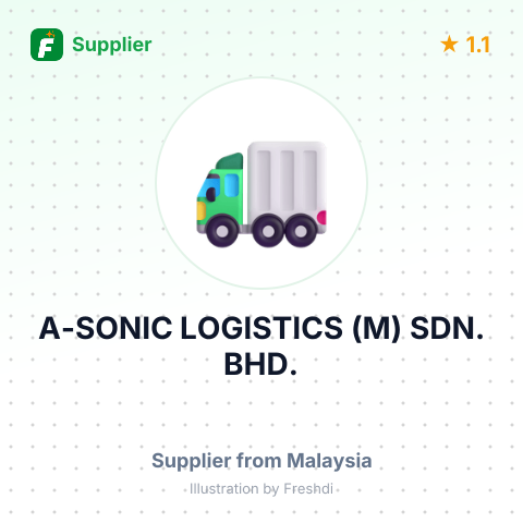 A-SONIC LOGISTICS (M) SDN. BHD. – summary card, no photo uploaded yet
