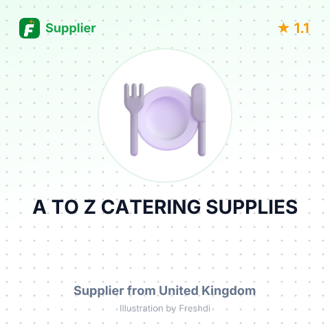 A TO Z CATERING SUPPLIES – summary card, no photo uploaded yet