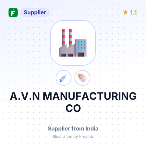 A.V.N MANUFACTURING CO – summary card, no photo uploaded yet