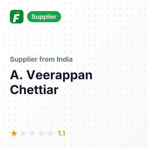 A. Veerappan Chettiar  – summary card, no photo uploaded yet