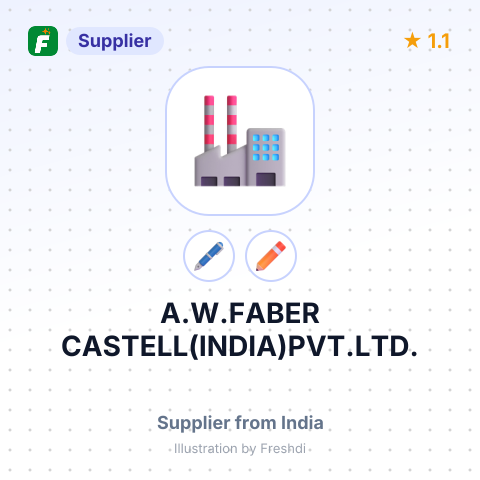 A.W.FABER CASTELL(INDIA)PVT.LTD. – summary card, no photo uploaded yet
