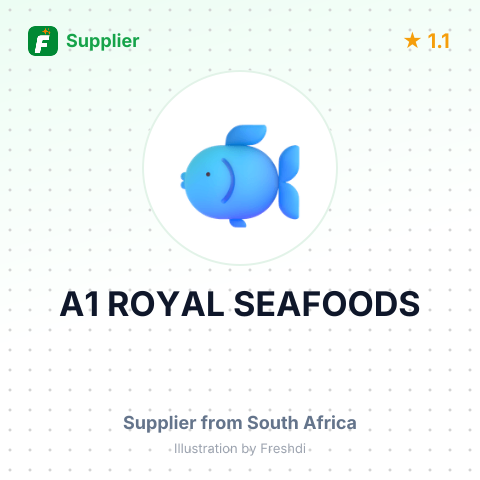 A1 ROYAL SEAFOODS – summary card, no photo uploaded yet