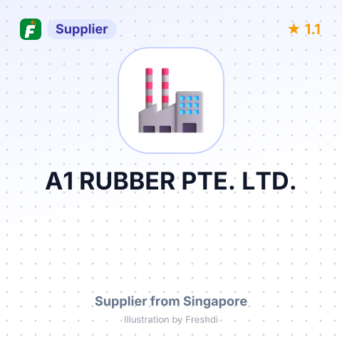 A1 RUBBER PTE. LTD. – summary card, no photo uploaded yet
