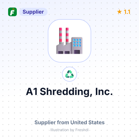 A1 Shredding, Inc. – summary card, no photo uploaded yet