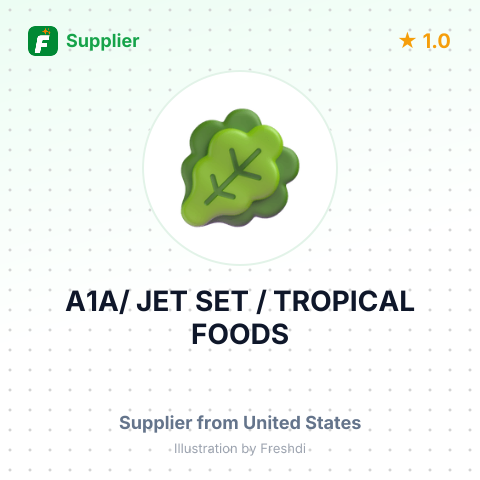 A1A/ JET SET / TROPICAL FOODS – summary card, no photo uploaded yet