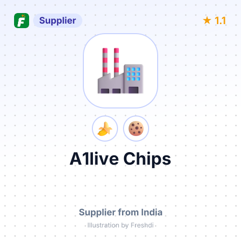 A1live Chips  – summary card, no photo uploaded yet