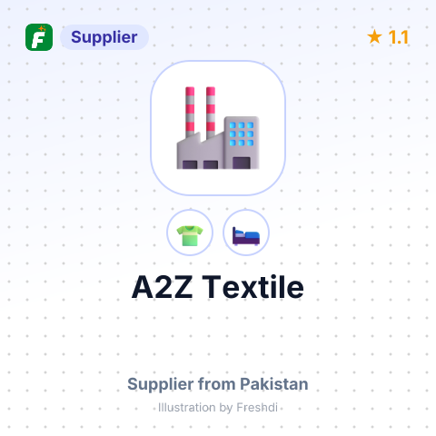 A2Z Textile – summary card, no photo uploaded yet