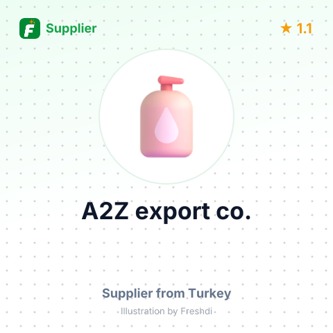 A2Z export co. – summary card, no photo uploaded yet