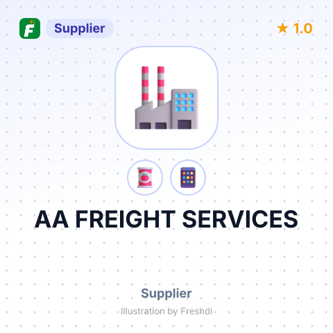 AA FREIGHT SERVICES – summary card, no photo uploaded yet