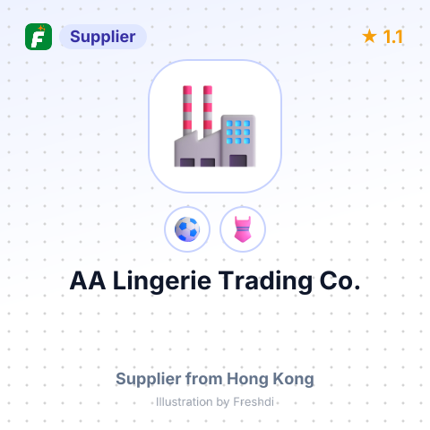 AA Lingerie Trading Co. – summary card, no photo uploaded yet