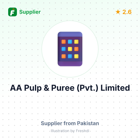 AA Pulp & Puree (Pvt.) Limited – summary card, no photo uploaded yet
