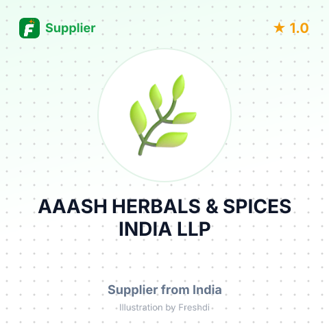 AAASH HERBALS & SPICES INDIA LLP – summary card, no photo uploaded yet