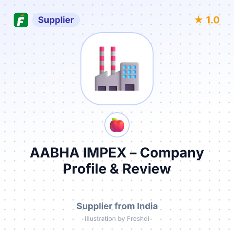 AABHA IMPEX – summary card, no photo uploaded yet