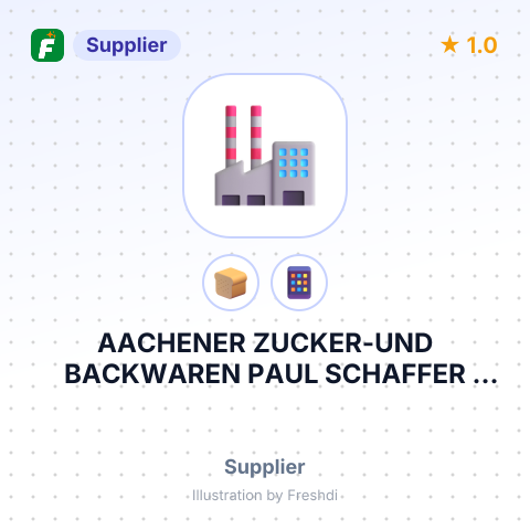 AACHENER ZUCKER-UND BACKWAREN PAUL SCHAFFER GMBH & CO. KG ON BEFALS OF MMBI CORP FOOD TRADING LIMITED LIABILITY COMPANY – summary card, no photo uploaded yet