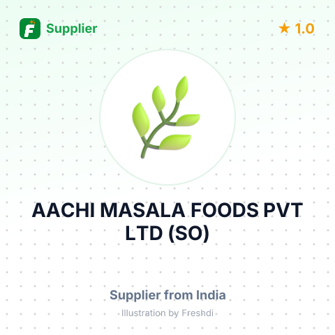 AACHI MASALA FOODS PVT LTD (SO) – summary card, no photo uploaded yet