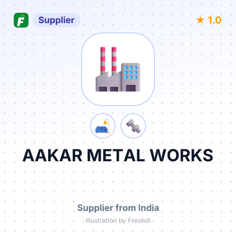 AAKAR METAL WORKS – summary card, no photo uploaded yet