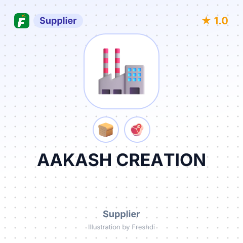 AAKASH CREATION – summary card, no photo uploaded yet