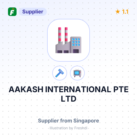 AAKASH INTERNATIONAL PTE LTD – summary card, no photo uploaded yet
