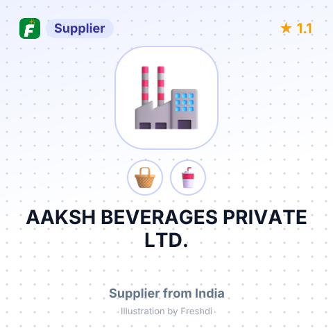 AAKSH BEVERAGES PRIVATE LTD. – summary card, no photo uploaded yet