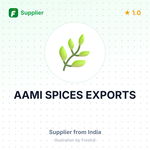 AAMI SPICES EXPORTS – summary card, no photo uploaded yet