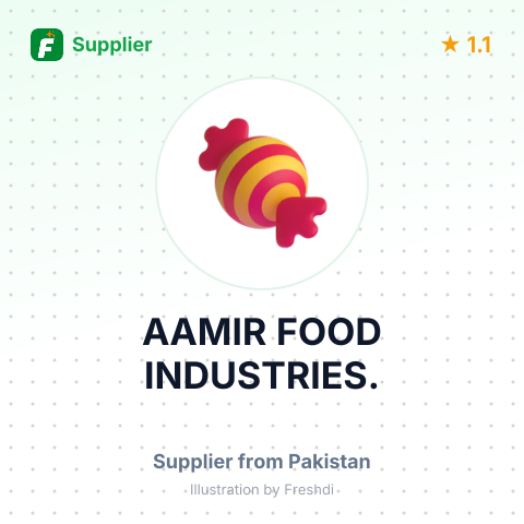 AAMIR FOOD INDUSTRIES. – summary card, no photo uploaded yet
