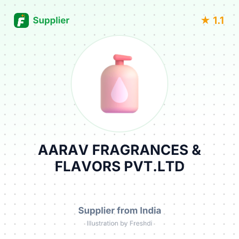 AARAV FRAGRANCES & FLAVORS PVT.LTD – summary card, no photo uploaded yet