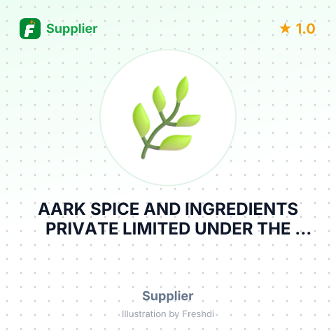AARK SPICE AND INGREDIENTS PRIVATE LIMITED UNDER THE COMMISSION OF WIN SPICE AND FOOD INGREDIENTS FZE – summary card, no photo uploaded yet