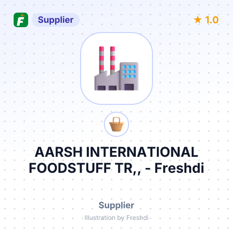 AARSH INTERNATIONAL FOODSTUFF TR,, – summary card, no photo uploaded yet