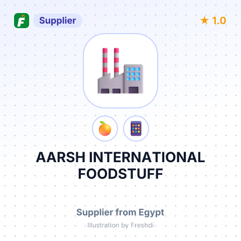 AARSH INTERNATIONAL FOODSTUFF – summary card, no photo uploaded yet