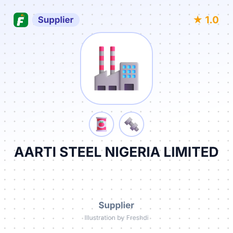 AARTI STEEL NIGERIA LIMITED – summary card, no photo uploaded yet
