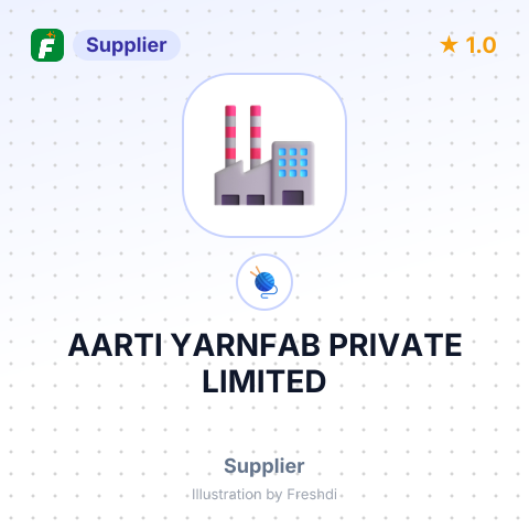 AARTI YARNFAB PRIVATE LIMITED – summary card, no photo uploaded yet
