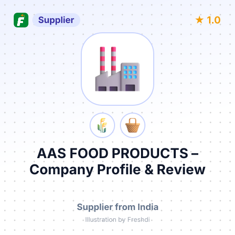 AAS FOOD PRODUCTS – summary card, no photo uploaded yet