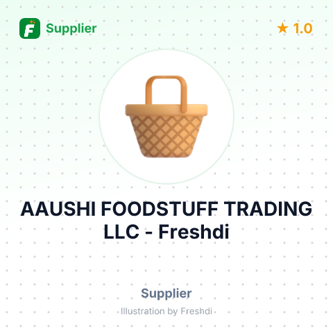 AAUSHI FOODSTUFF TRADING LLC – summary card, no photo uploaded yet