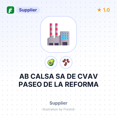 AB CALSA SA DE CVAV PASEO DE LA REFORMA – summary card, no photo uploaded yet