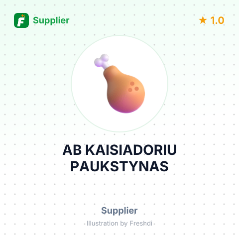 AB KAISIADORIU PAUKSTYNAS – summary card, no photo uploaded yet