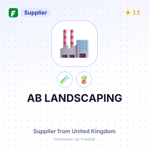 AB LANDSCAPING – summary card, no photo uploaded yet