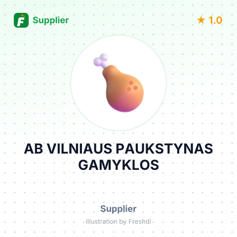 AB VILNIAUS PAUKSTYNAS GAMYKLOS – summary card, no photo uploaded yet