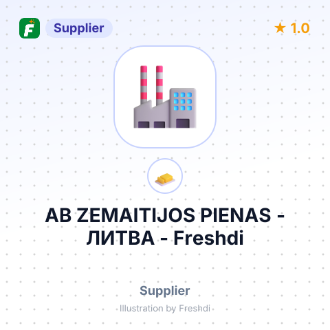 AB ZEMAITIJOS PIENAS -ЛИТВА – summary card, no photo uploaded yet